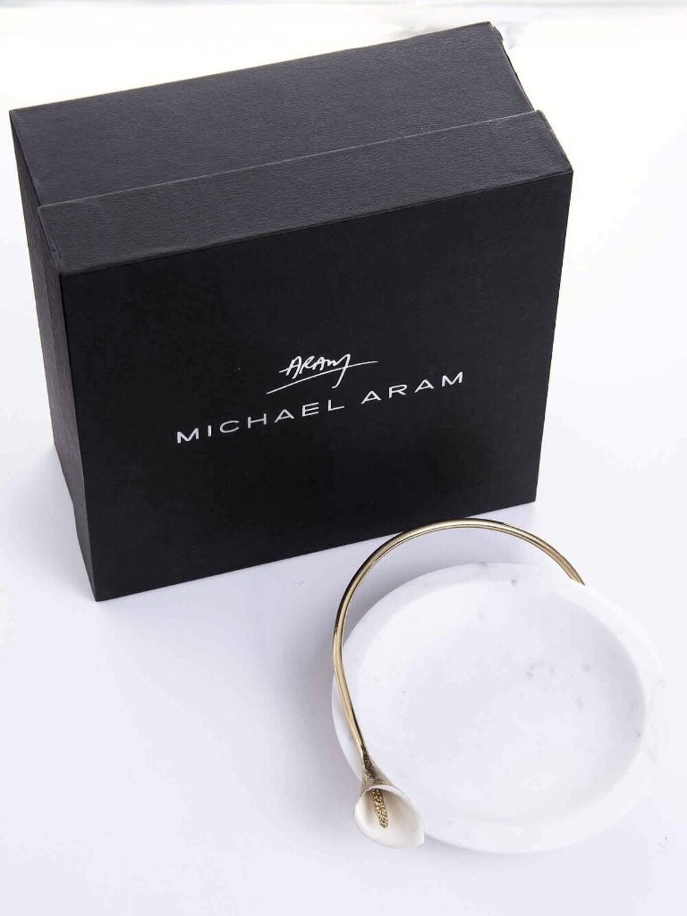 Michael Aram Calla Lily Marble Dish (Open Box)